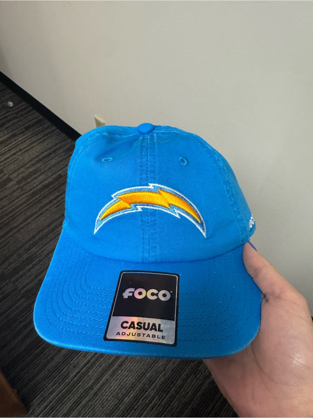 Men’s nfl LA CHNAGER Adjustable Hat with Lightning Logo